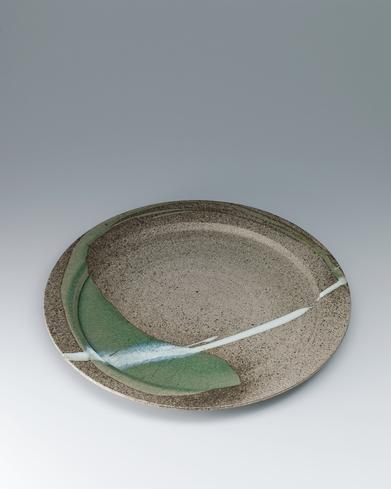 灰釉大皿