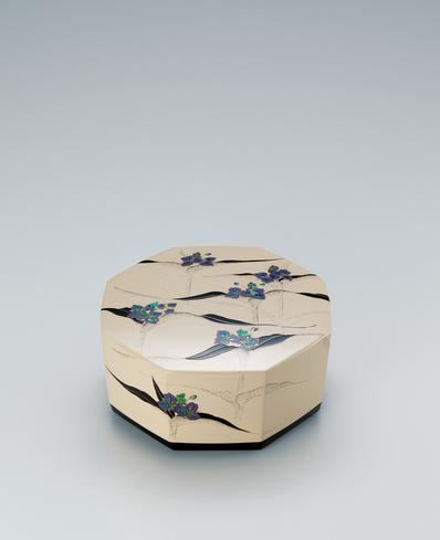 乾漆螺鈿蒔絵飾箱「朝露」