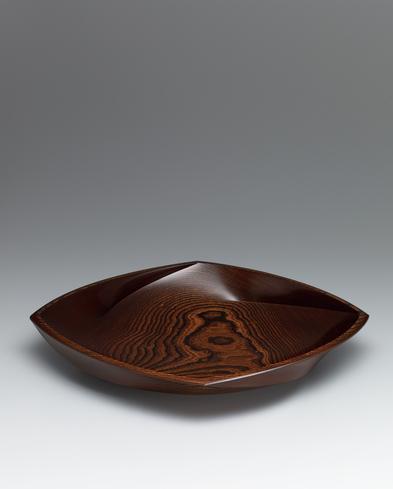欅拭漆盛器「湧」
