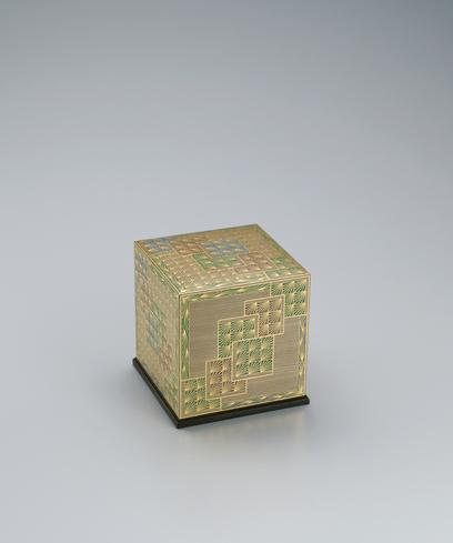 截金飾箱「peacock」