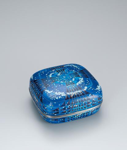七宝蓋物「星雲」
