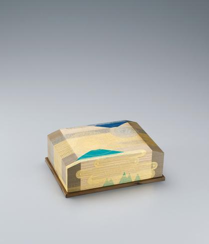 截金飾箱「天空の詩」