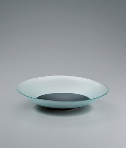 硝子絹糸紋鉢