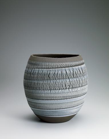 裂流線文壺