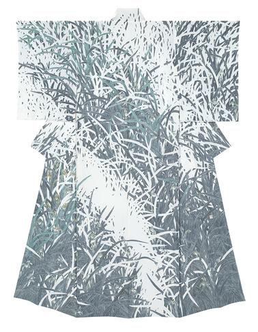 友禅訪問着「春蘭」