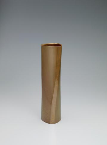 黄銅花器「ゆらぎ」