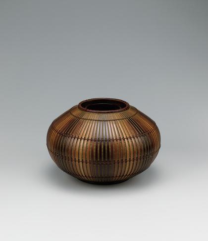 煤竹文花籃「雅」