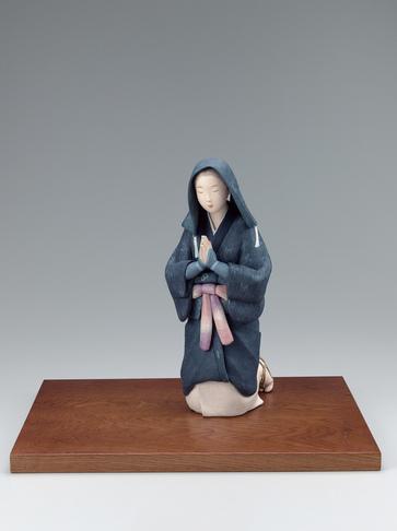 木芯桐塑布紙貼「洛北の朝」