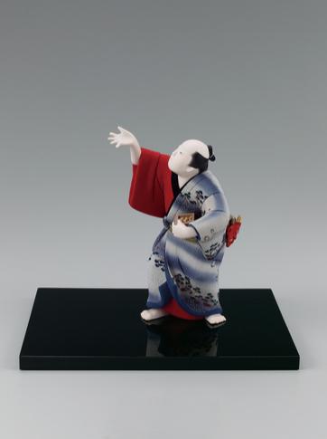 木芯桐塑木目込「福は内」