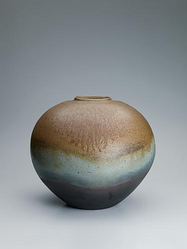 備前窯変壺