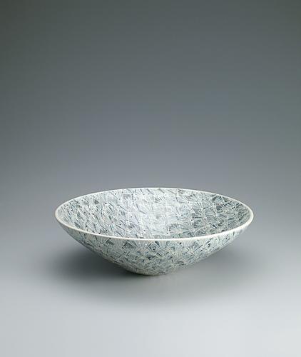 色絵染付尾花文鉢