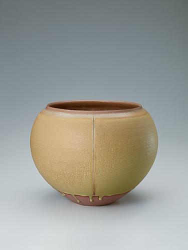 黄瀬戸花器