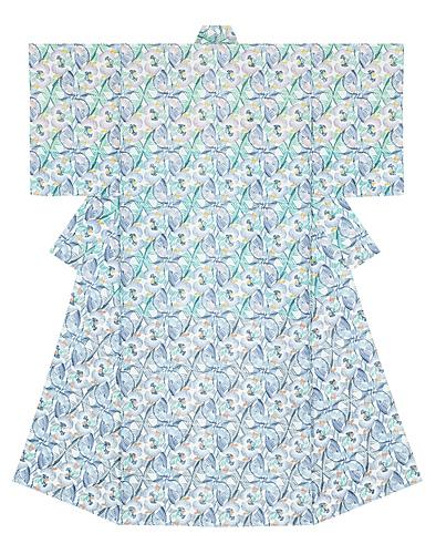 型絵染着物「初夏」