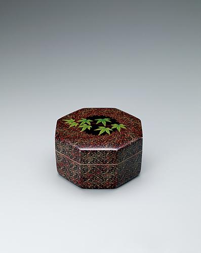 籃胎蒟醬八角箱「青葉錦」