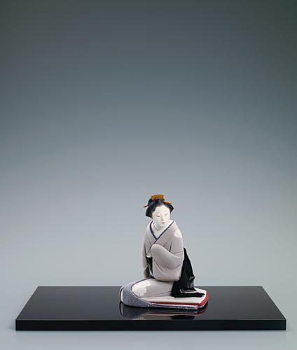 木芯桐塑木目込「戀歌」