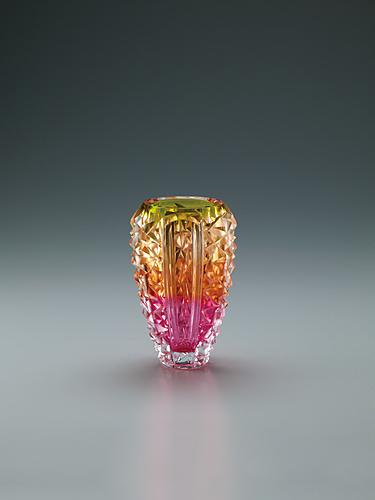硝子花器「深秋の」