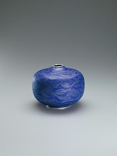 有線七宝花瓶「水光の情趣」