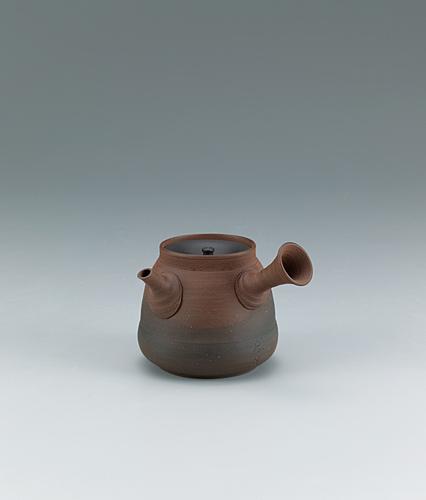 常滑梨皮窯変茶注