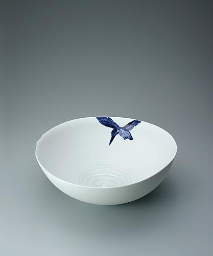 染付鉢「翡翠」