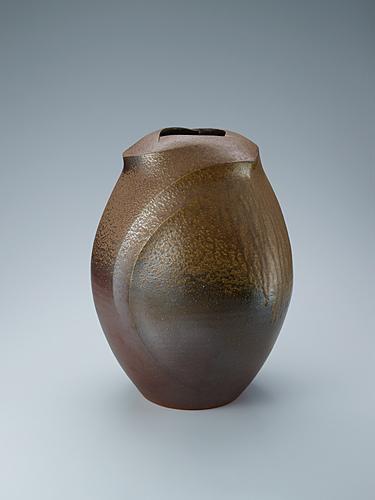 備前三角扁壺