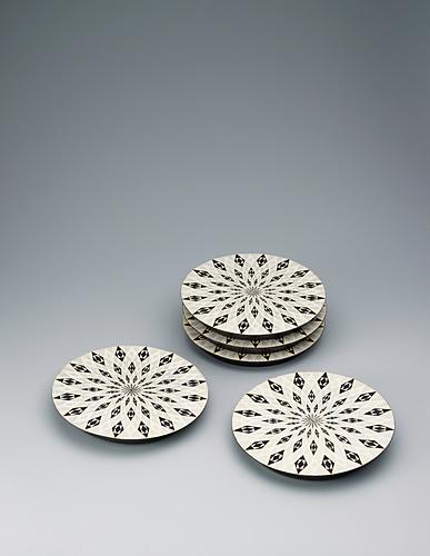 銀彩陶組皿「銀華」