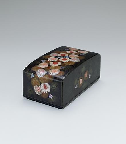 乾漆切絵箱「網鬼灯」