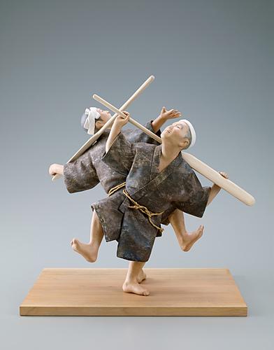 木芯桐塑布紙貼「海神祭」