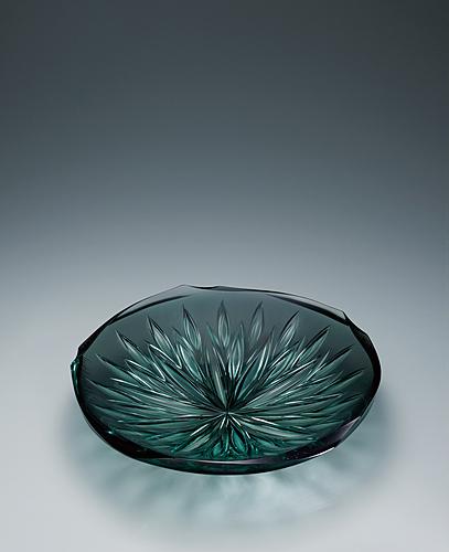 積層プラチナ彩切子鉢「淥華」