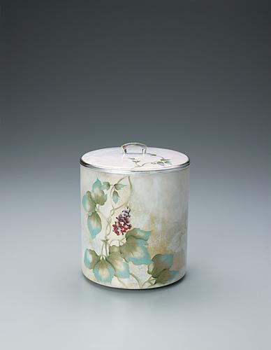 有線七宝水指「朝靄」