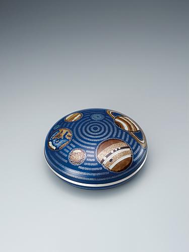七宝蓋物「星月夜」