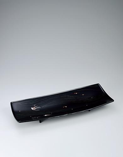 螺鈿盛器「清流飛燕」