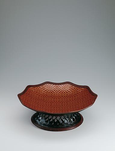 網代編盛籃「豊潤」