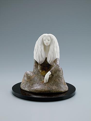 木彫貼込「水ぬるむころ」