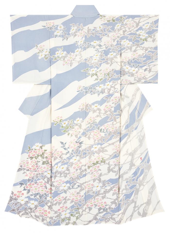 絞り染訪問着「風韻」
