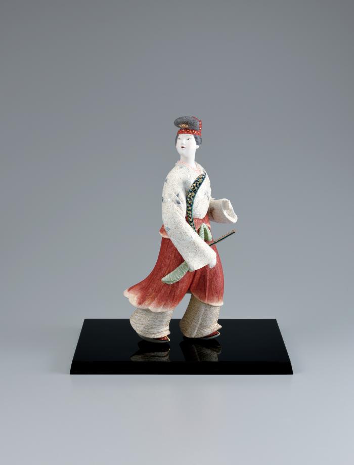 塑造彩色「天の沼琴（須世理毘売）」