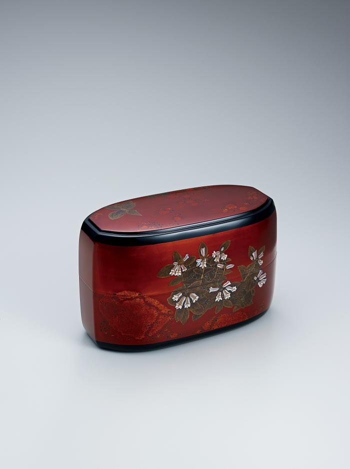 変塗蒔絵螺鈿箱「いわぶくろ」