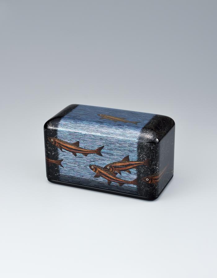 蒔絵箱「清流」