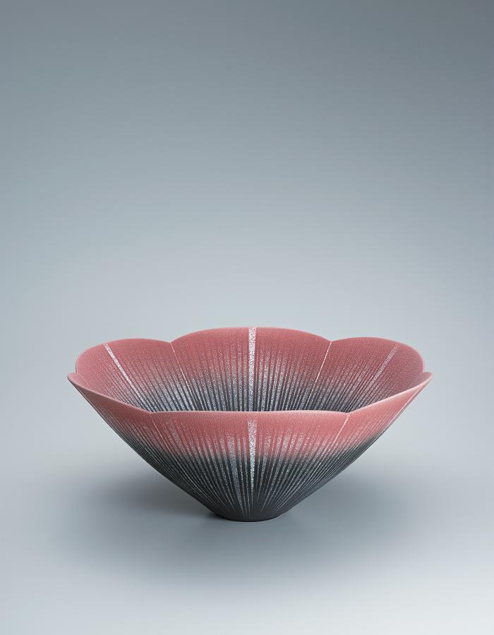 釉泥彩鉢