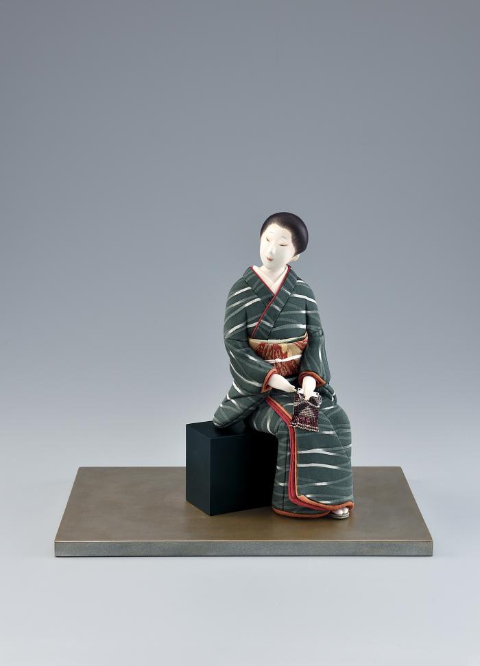 木芯桐塑木目込「秋ひろう」