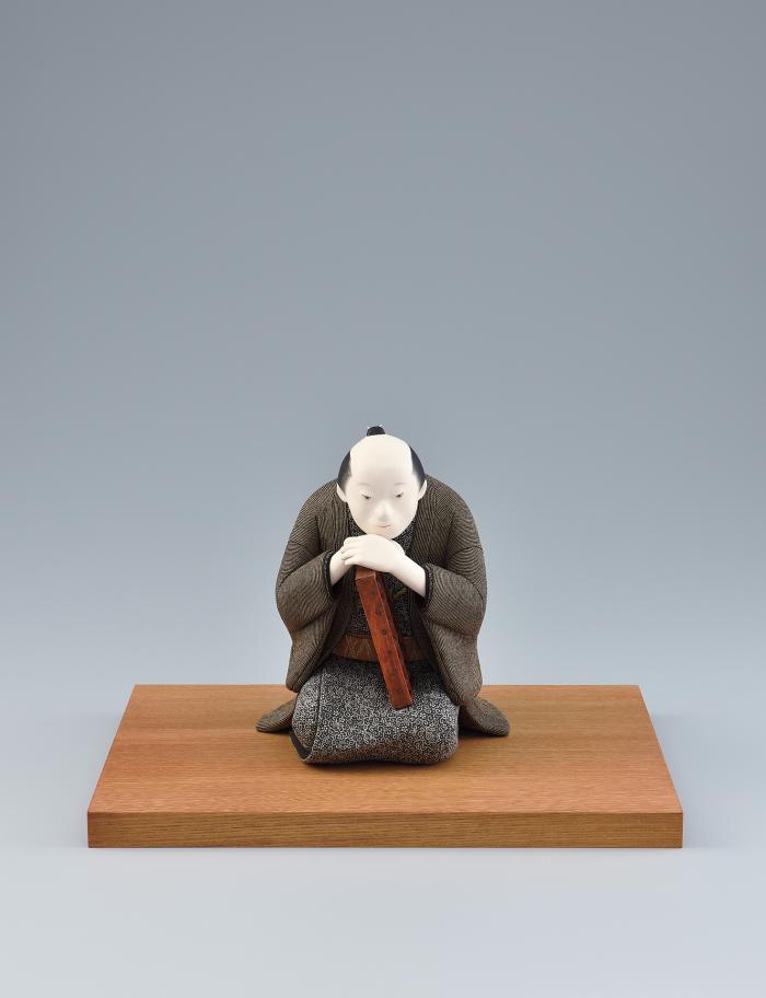 木芯桐塑木目込「年の暮」