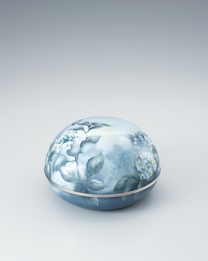 有線七宝蓋物「五月晴」