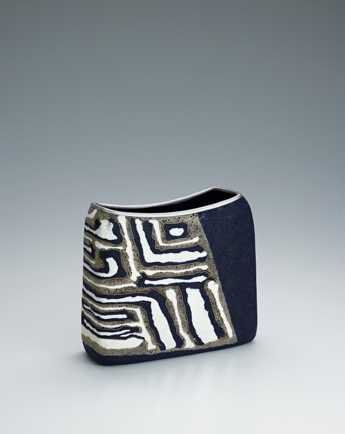 泥七宝花器「清涼」