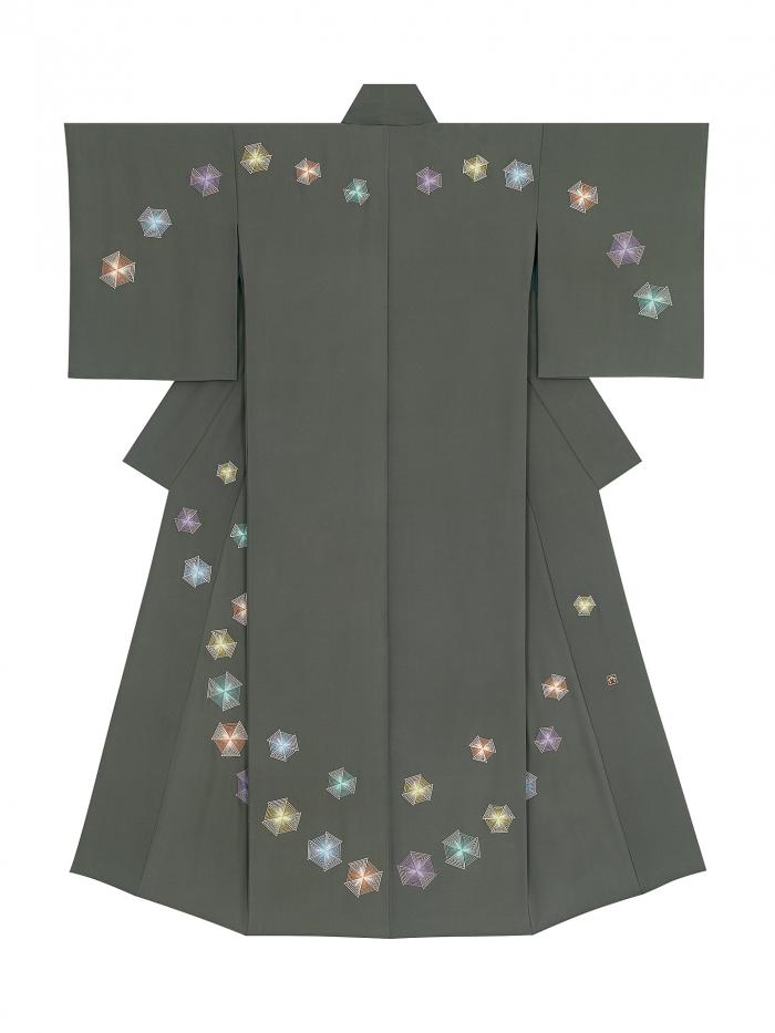 刺繡着物「彩雲」