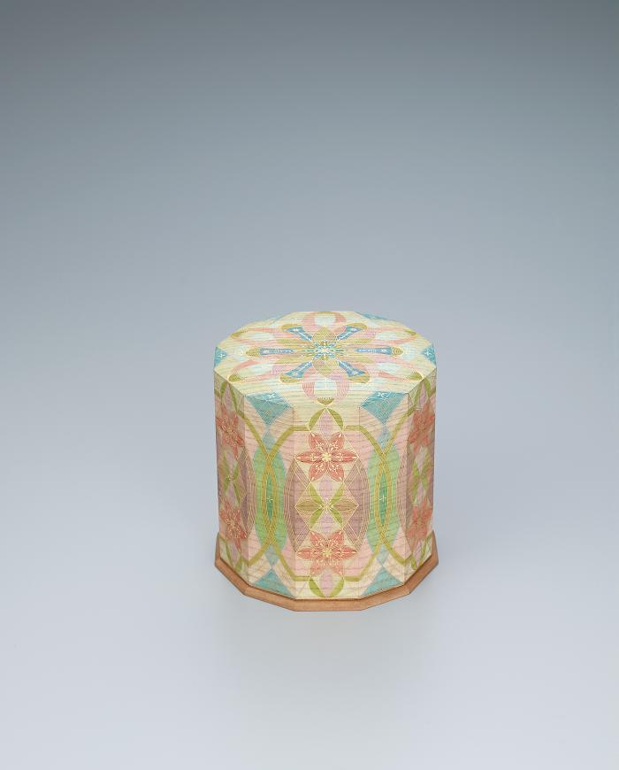 截金飾筥「翠風奏花」