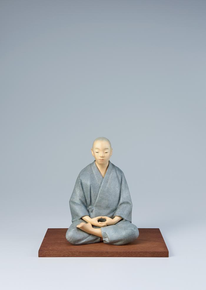桐塑布紙貼「無我」