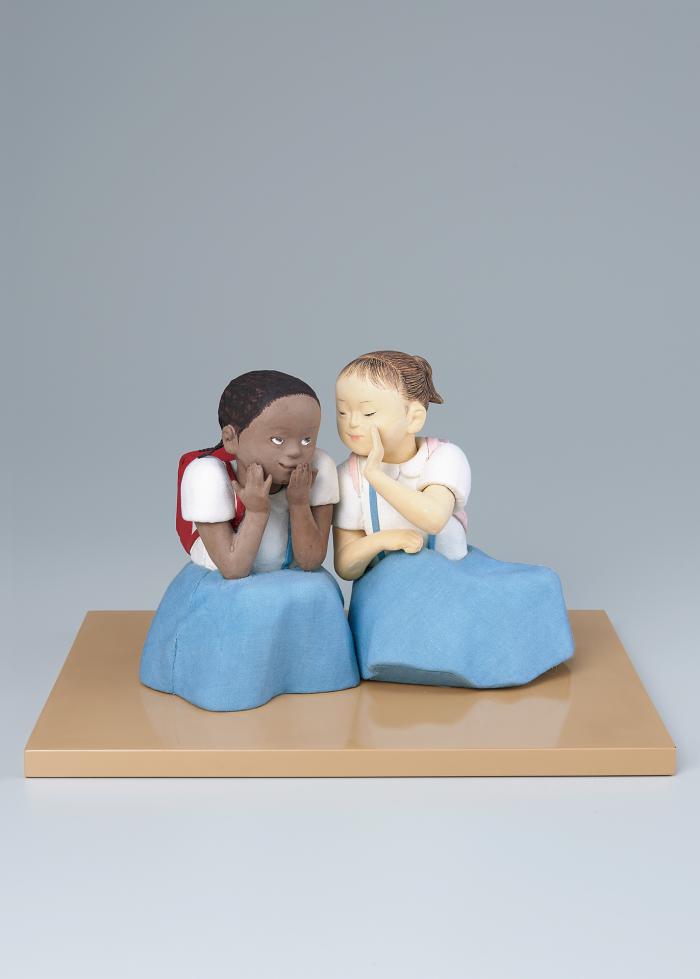 木彫木目込「みちくさ」