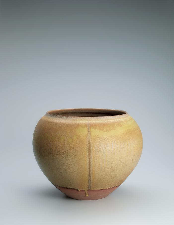 黄瀬戸花器