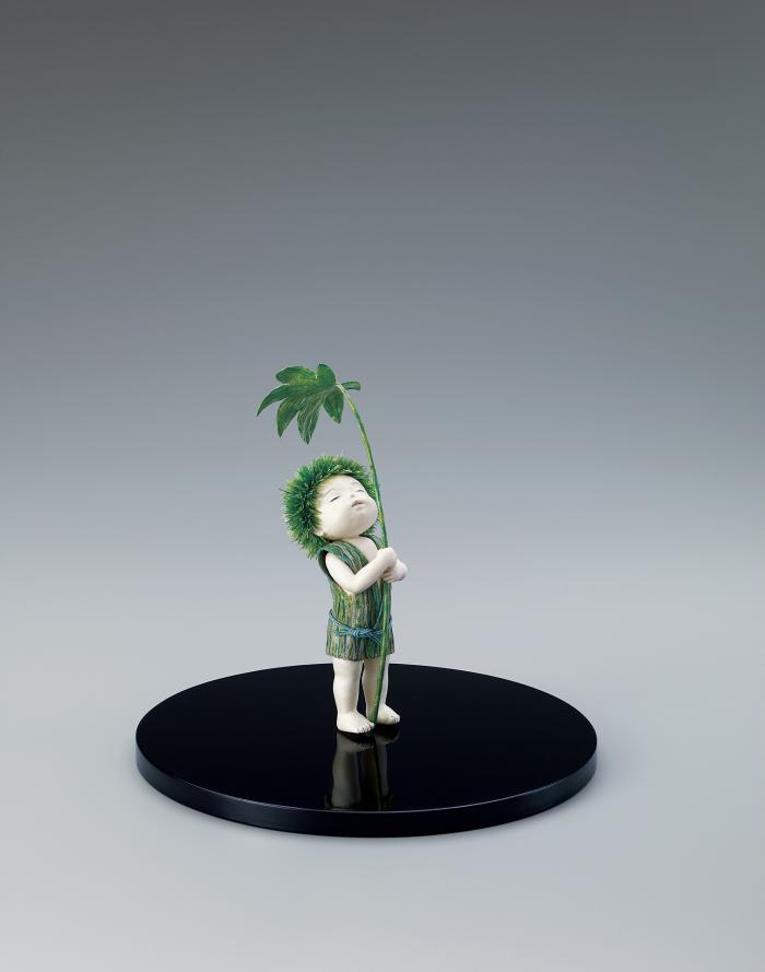 木芯桐塑紙貼「緑雨の杜」