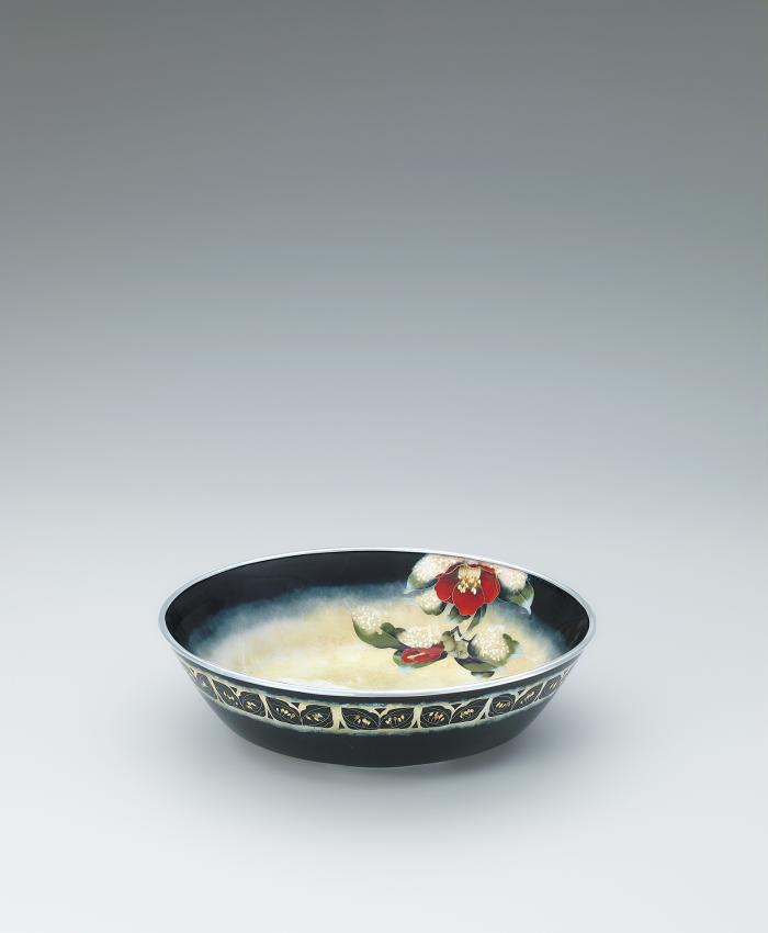 有線七宝鉢「春のゆき」