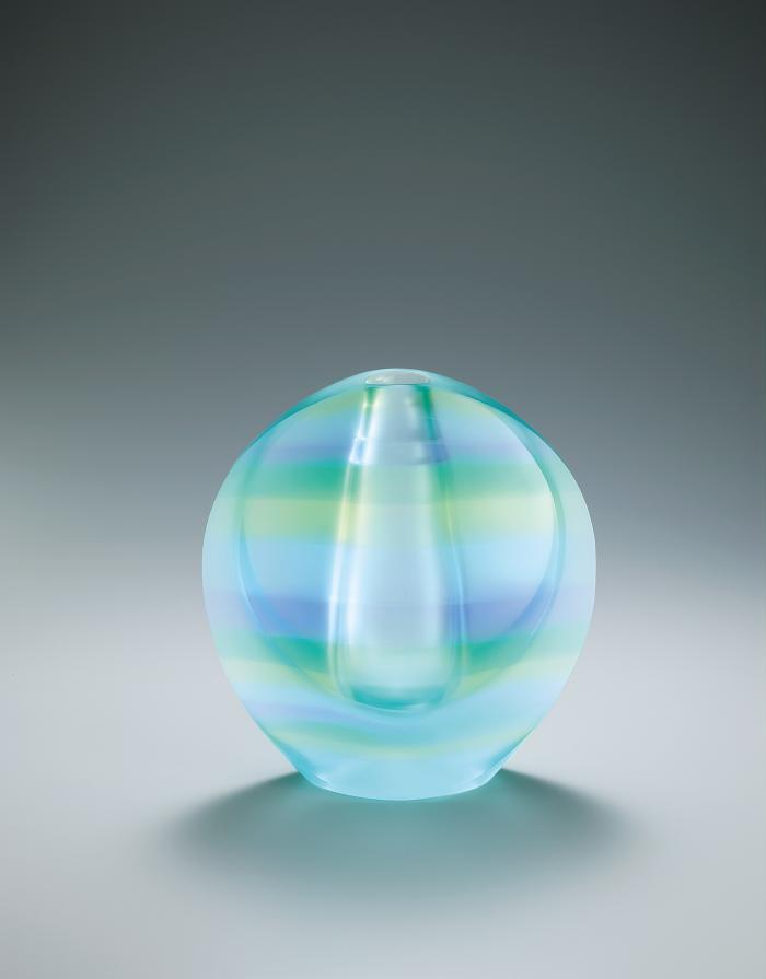 硝子花器「彩りの記憶」